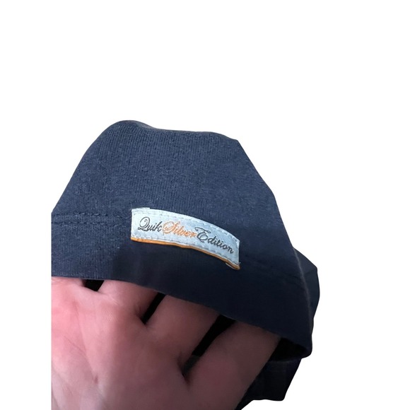 Quiksilver Edition Aloha Band Mens XL T-Shirt Navy Blue Ukulele Guitar Graphic - Picture 9 of 12